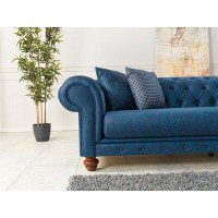 Canora Grey Anastazia 91'' Chenille Rolled Arm Sofa with Reversible Cushions