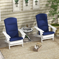 Adirondack Chair Cushion Set 149 x 52 x 5 cm Blue
