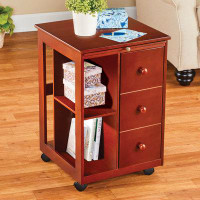 Red Barrel Studio Wheel 3 - Drawer End Table with Storage