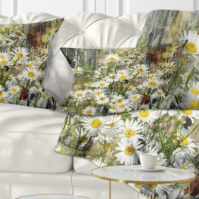 Made in Canada - East Urban Home Floral Daisies Flowers under the Window Lumbar Pillow in Home Décor & Accents
