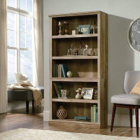 Millwood Pines Select Collection 5-Shelf Bookcase, Select Cherry Finish