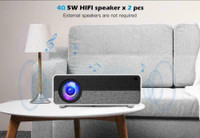 NEW Home theater Android projector/Bluetooth/Wifi/FHD$199!