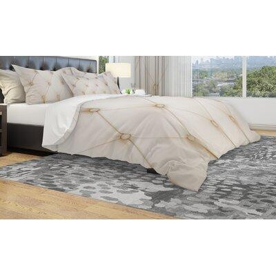 East Urban Home Designart Colo Luxury Diamond Shaped Couch Leather Duvet Cover Set in Couches & Futons
