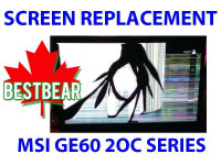 Screen Replacement for MSI GE60 2OC Series Laptop