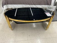 Oval Black and Gold Coffee Table Sale !!