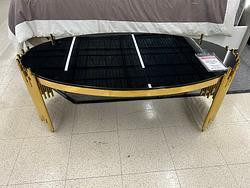 Oval Black and Gold Coffee Table Sale !! in Coffee Tables in Chatham-Kent