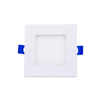 DawnRay 4 inch Square White Slim LED Panel