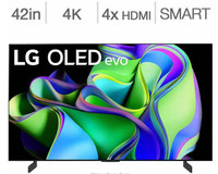 Télévision OLED 42 POUCE OLED42C3PUA 4K UHD ULTRA 120Hz HDR WebOS Smart TV Wi-Fi LG - BESTCOST.CA