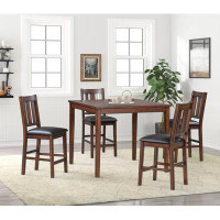 Red Barrel Studio Ledora Dining Table and 4 Chairs