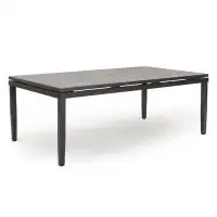 RST Brands Outdoor Contemporary 42X85 Dining Table - Grey