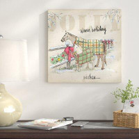 The Holiday Aisle® 'Country Christmas' Graphic Art on Wrapped Canvas