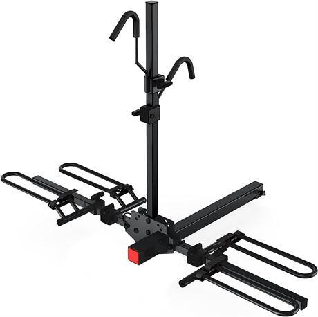 MARVOWARE Hitch Mounted Foldable 2-Bike Rack Platform Style Bicycles Carrier in Other in Ontario