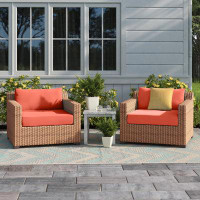 Lark Manor Ambroselli Patio Chair with Cushions