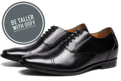 OOFY height increasing shoes for weddings, job interviews, dating or simply to be taller and more at...