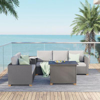 Grand Patio 5 Pieces All-Weather Wicker Patio Furniture Sets