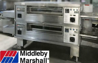 Middleby Marshall Double Stacked  Conveyor Pizza Ovens Gas - we ship