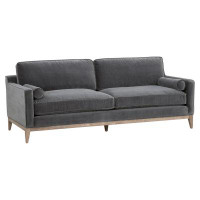 Gracie Oaks Romola 86.25" Square Arm Sofa with Reversible Cushions