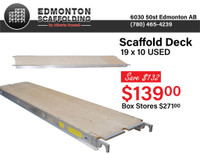 Scaffolding Deck Save over $100