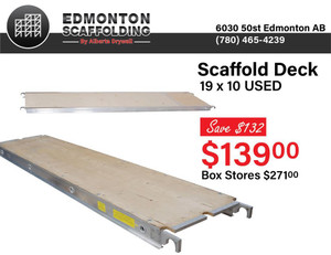 Scaffolding Deck Save over $100 Edmonton Area Preview