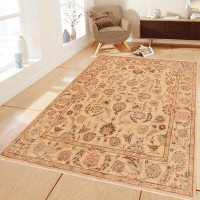 Isabelline Bado One-of-a-Kind 8'11" x 12' 1980s Area Rug in Beige