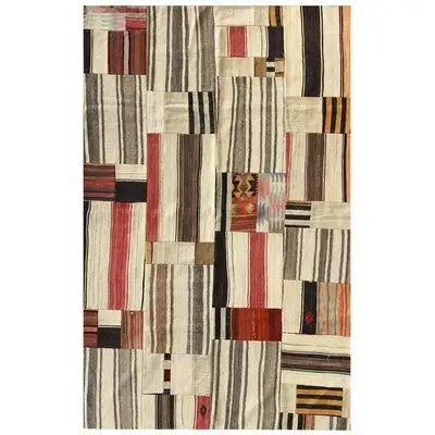 Landry & Arcari Rugs and Carpeting One-of-a-Kind 6'1" x 9'8" Area Rug in Beige/Red/Brown