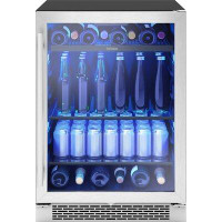 Zephyr Brisas by Zephyr 24" 8-Bottle and 112-Can Single Zone Beverage Cooler