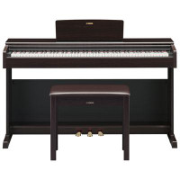 Yamaha ARIUS Standard 88-Key Weighted Hammer Action Digital Piano w/ Stand, Bench & 3 Pedals (YDP145)- Rosewood