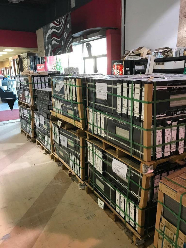 12x12 tile.  CRAZY PRICE 79 cents sq ft!!!  One time offer. HUGE quantity in stock NOW  Tile for 79 cents ! in Floors & Walls in Windsor Region - Image 4