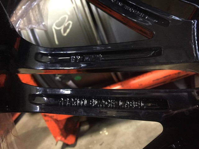 22 inch SET OF 4 USED REFINISHED RIMS ASANTI BLACK LABEL SERIES 22x9J ET32 PCD 5x120 in Tires & Rims in Toronto (GTA) - Image 4