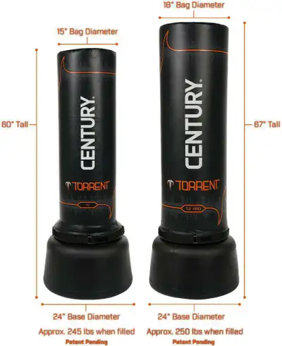 Century Torrent T2 PRO Free Standing Bag, Heavy Bag Century , Everlast, Title, Benza etc etc