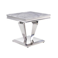 Acme Pedestal End Table