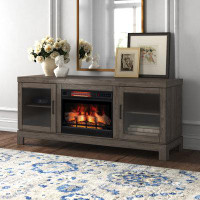 Kelly Clarkson Home Isadora TV Stand for TVs up to 70" with Electric Fireplace Included