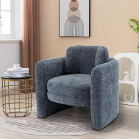 Ivy Bronx Modern Design Upholstered Accent Chair with Comfortable Backrest for Indoor Use