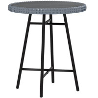 George Oliver Kordelia Oval 19.7'' L x 19.7'' W Outdoor Side Table — Outdoor Tables & Table Components: From $99