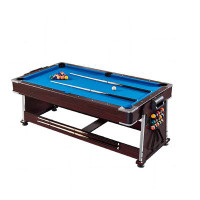 Recon Furniture 3-in-1 83.86" Multi Game Table Includes Billiards, Table Tennis, & Dining Table