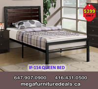 BLOWOUT SALE QUEEN SIZE SINGLE BED FABRIC BED STARTING