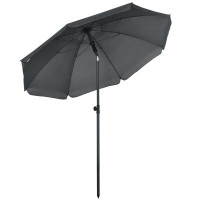 Arlmont & Co. 6ft Outdoor Beach Umbrella w/ Tiltable UV50+ Canopy, Blue