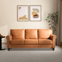 Charlton Home Clariano 80.28'' Rolled Arm CAL117 Compliant Sofa
