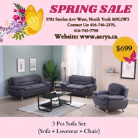 Spring Special sale on Furniture!! Sofa Sets on Sale! www.aerys.ca