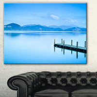 Made in Canada - Design Art Beautiful Pier in Sea - Wrapped Canvas Photograph Print