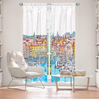 East Urban Home Lined Window Curtains 2-panel Set for Window Size by Markus Bleichner - Palermo Italy