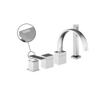 Fima by Nameeks Brick Chic Single Handle Deck Mounted Roman Tub Faucet Trim with Diverter and Handshower