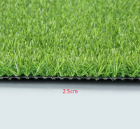 .Artificial Grass 6.5x 32.8ft Realistic Mat Lawn Turf Carpet Faux Grass Rug Height 1 in Garden Landscape 020111
