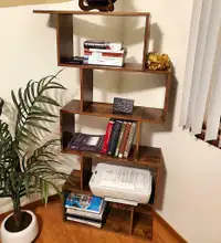 Midcentury Rustic Bookcase Bookshelf Book Shelf Case Bookshelves Storage Unit