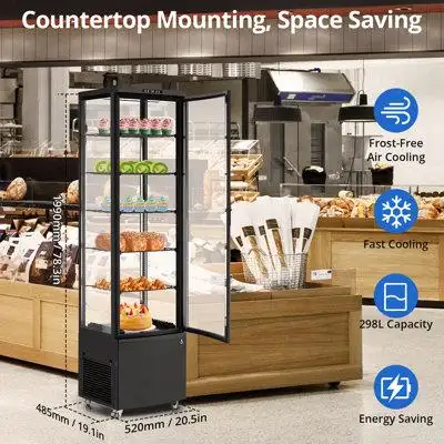 Optimize your space and showcase your display potential with our Commercial Display Refrigerator! Wh...