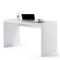 Latitude Run® White High Gloss Office Desk