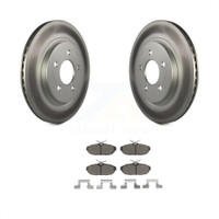 Rear Coated Disc Brake Rotors And Ceramic Pads Kit For Ford Mustang KGC-101871