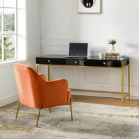 Etta Avenue™ 2 Piece Rectangular Writing Desk Office Set with Chair