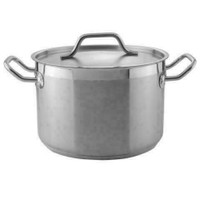 Qt. Heavy-Duty Stainless Steel Stock Pot with Cover *RESTAURANT EQUIPMENT PARTS SMALLWARES HOODS AND MORE*