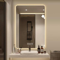 Wrought Studio Miroir de salle de bain Cheik